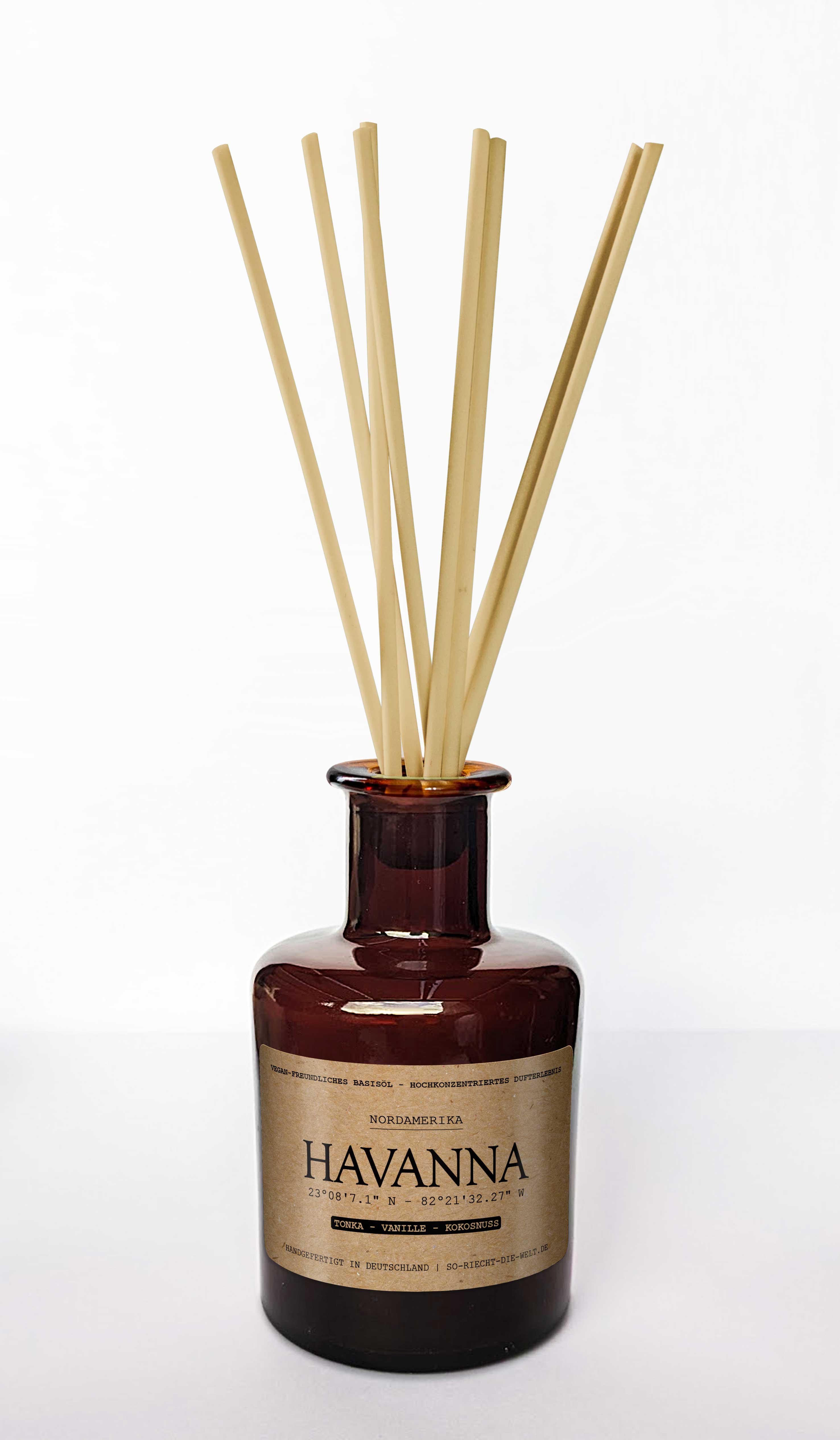 So riecht die Welt - Wholesale Reed Diffuser - Havanna Home Fragrance Diffuser - Tonka | Vanilla | Coconut1