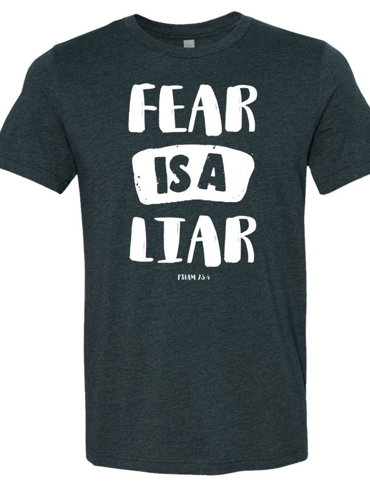Fear is a Liar Shirt (Blue Dusk) for wholesale by Red Letter 9