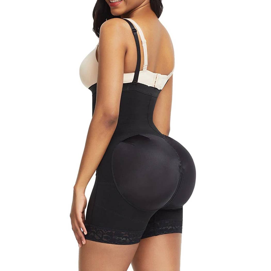 Curvy Fix - Vendita all'ingrosso Intimo modellante - Donna - Body Booty Boosting - Cerniera laterale10