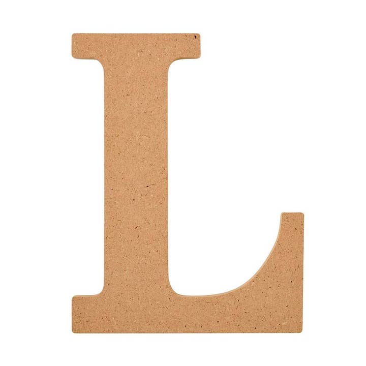 Plaid ® Wood Surfaces - 5 inch MDF Letter - L for wholesale by Plaid Crafts