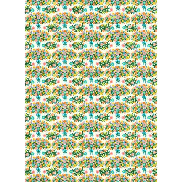 Vevoke - Wholesale Flat wrap - Wrap-Bouqet of Flowers