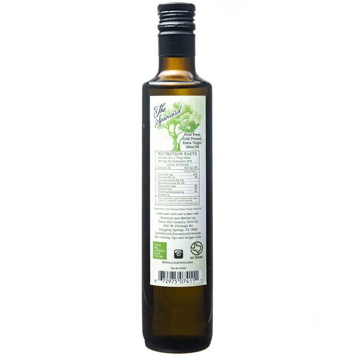 Texas Hill Country Olive Co. - Wholesale Olive Oil - The Spaniard Extra Virgin Olive Oil 500ml1