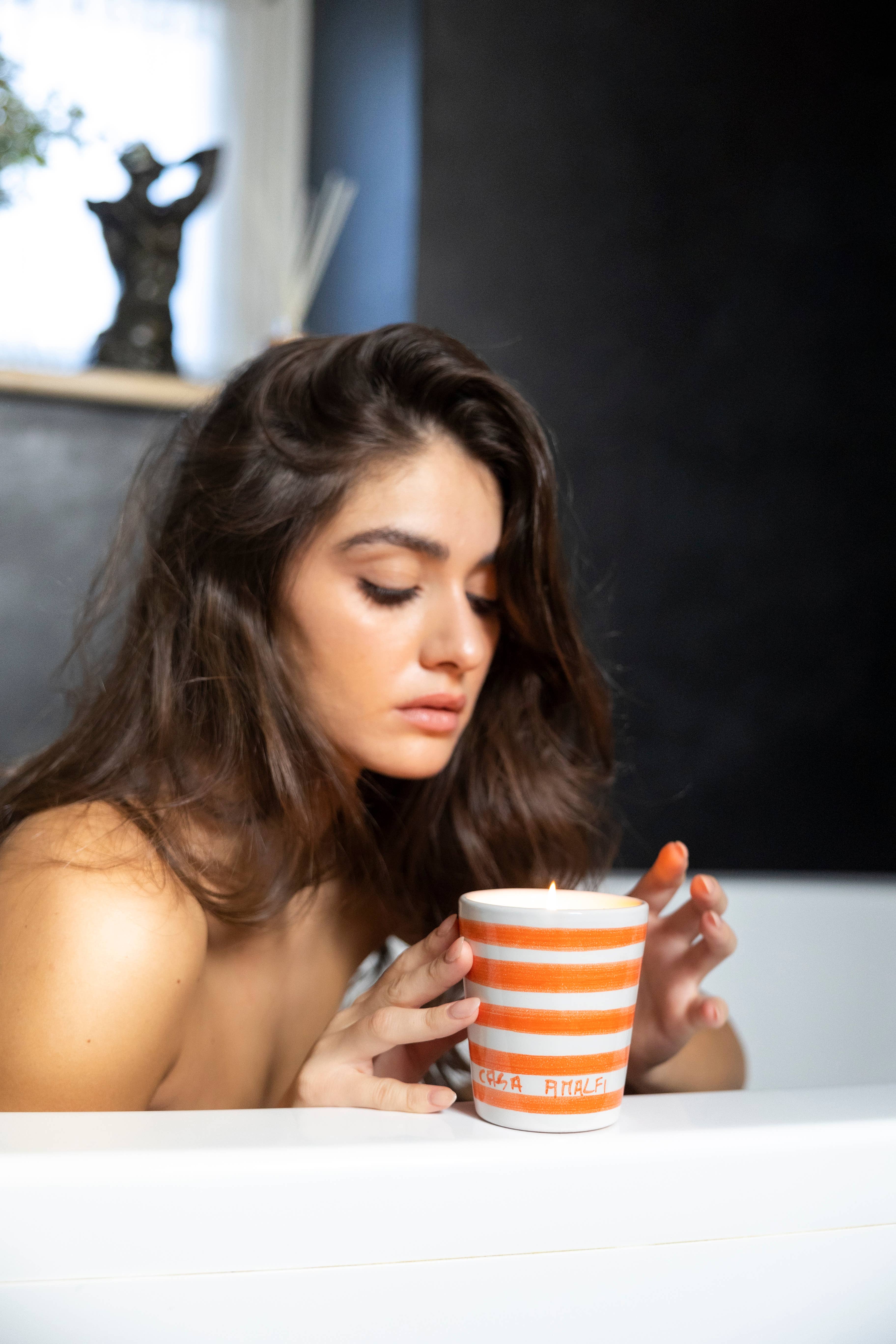 Casa Amalfi - Vente Bougie en bocal - Bougie SUMMER IN SORRENTO - Une histoire d’amour aux agrumes 200 g4