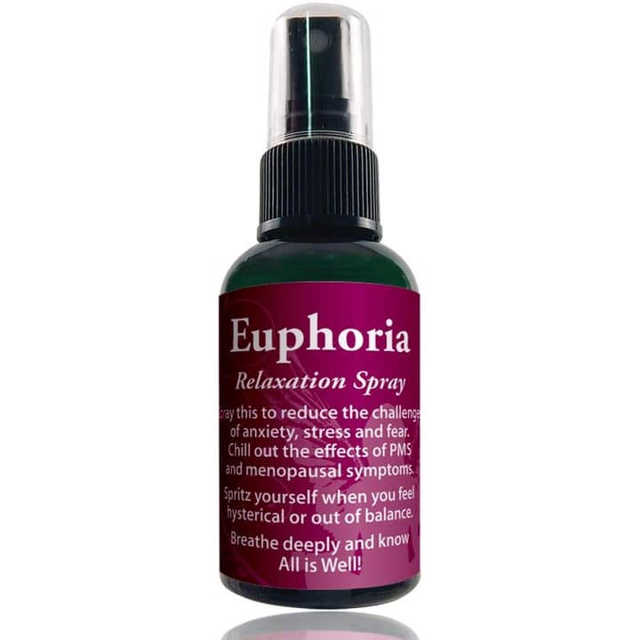 Euphoria Relaxation Spray 8 units with tester option | 2 oz for wholesale by The Crystal Garden