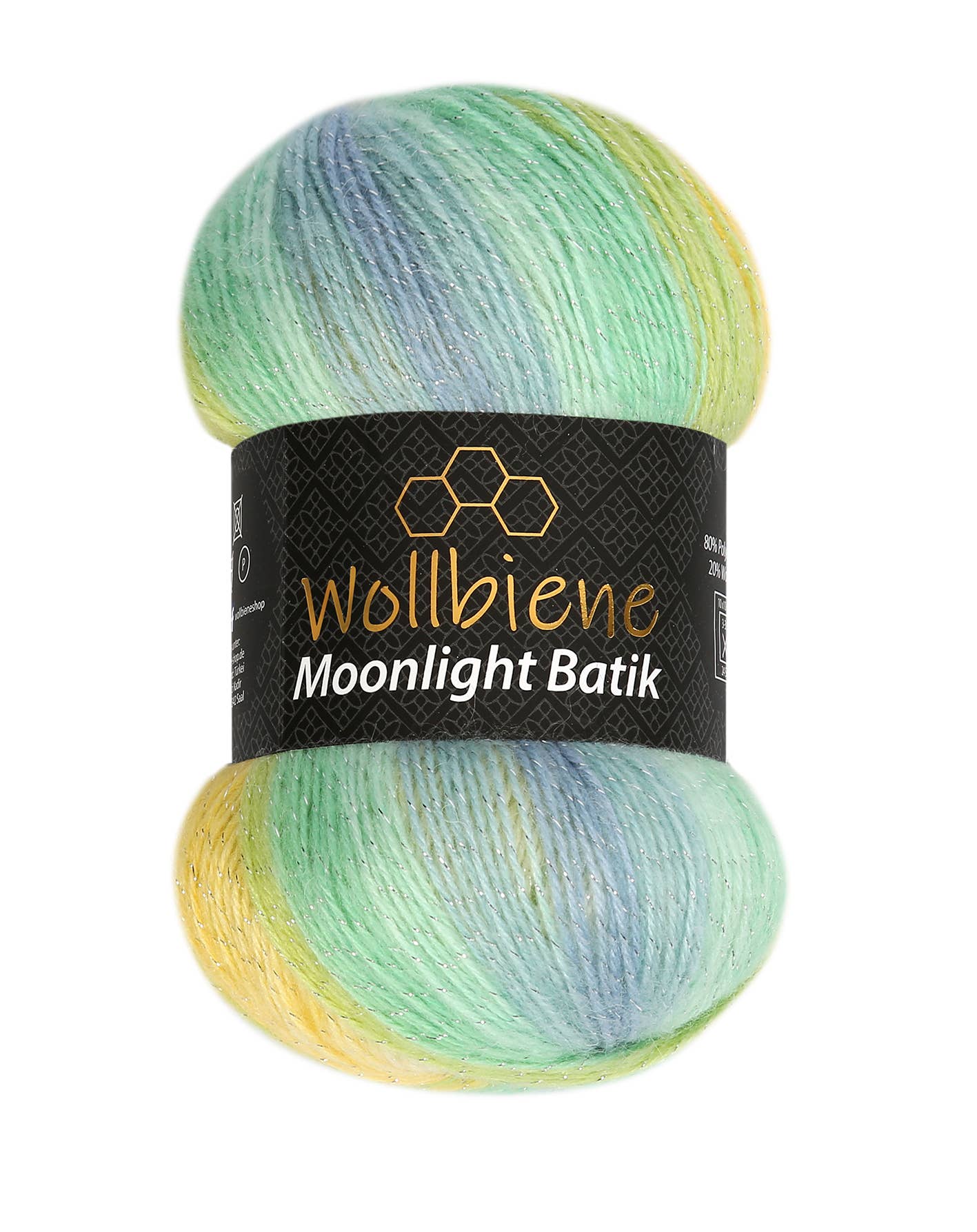 Wollbiene - Wholesale Yarn - woolen bee moonlight glitter batik crochet knitting wool13