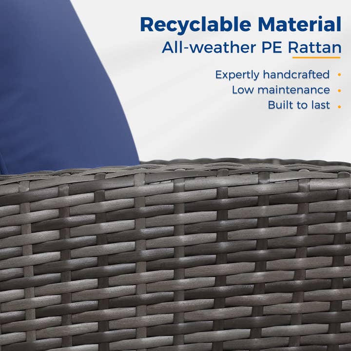 Heynemo - Wholesale Patio Set - 5 Piece Outdoor Patio Furniture Sets, Wicker Sofa Set6