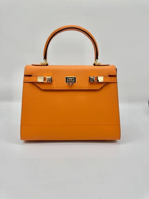 CLAUDETTE - Bags, Purses & Accessories - Wholesale Top Handle Bag - Women's - Audrey (orange)2