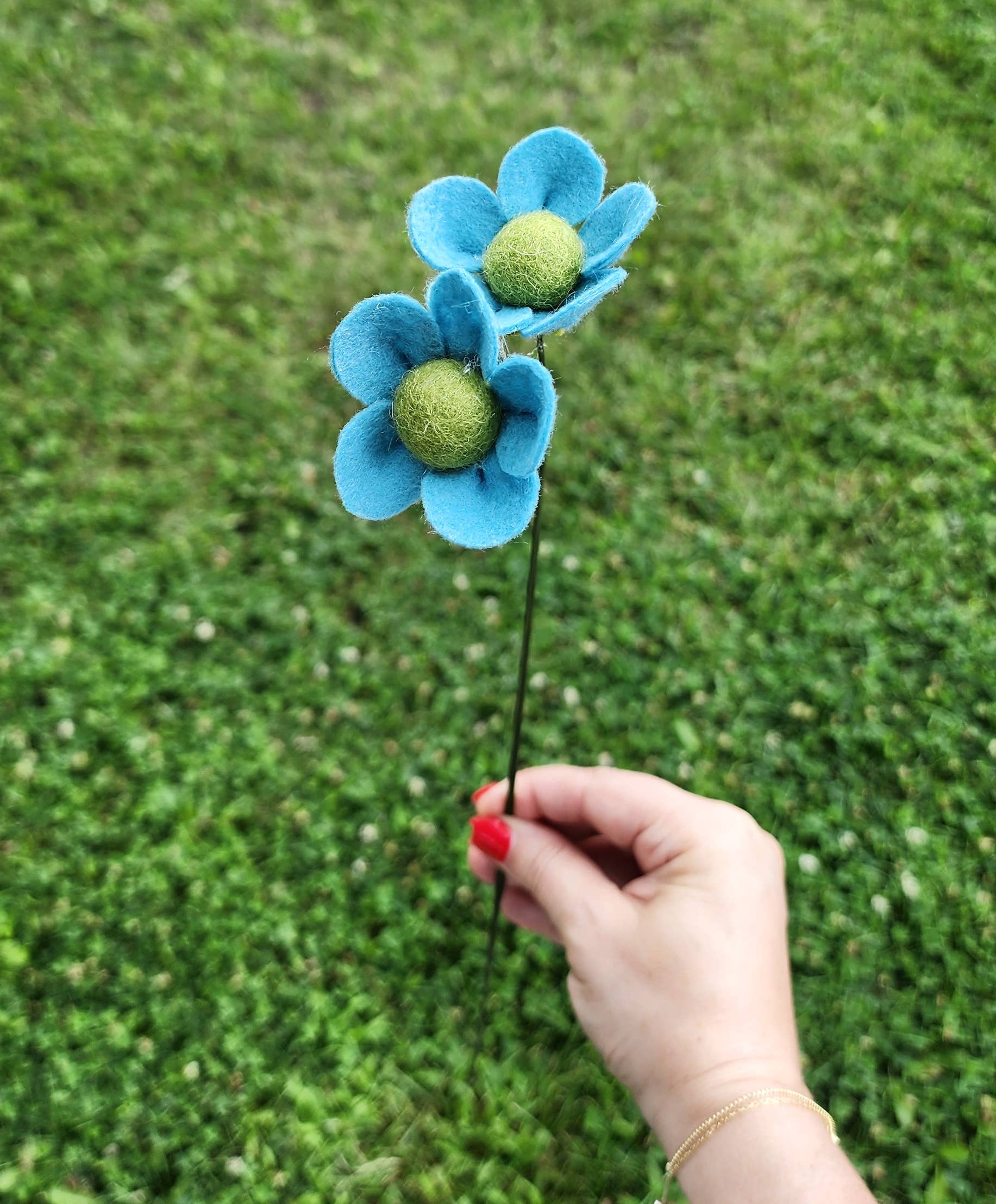 Madymae Felt Florals – Engroshandel Kunstige blomster – Filt Accent Blomst0