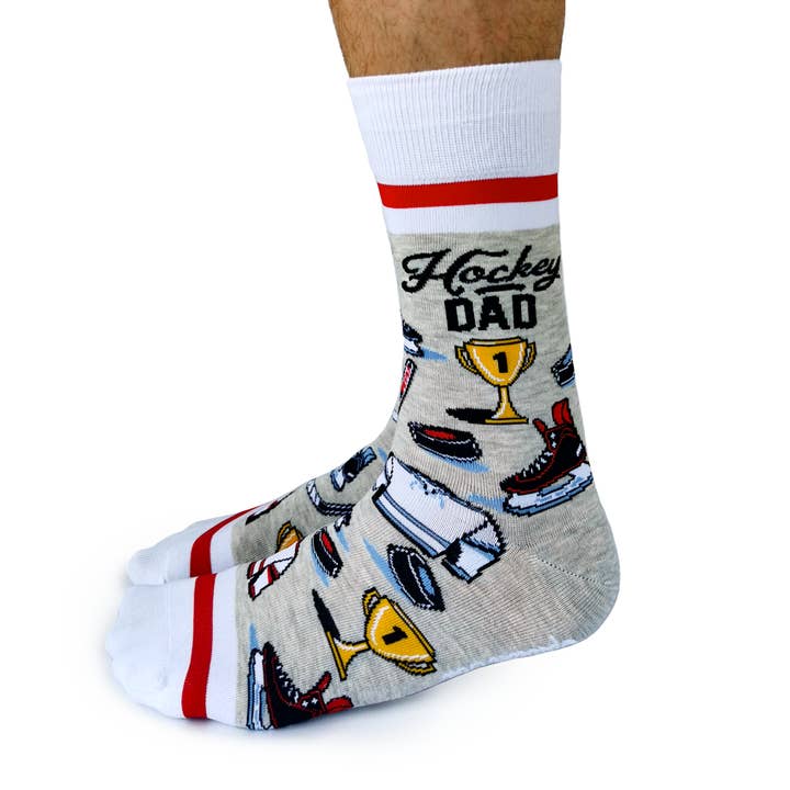 Hockey Dad Socks  - M/L (Men) for wholesale by Uptown Sox