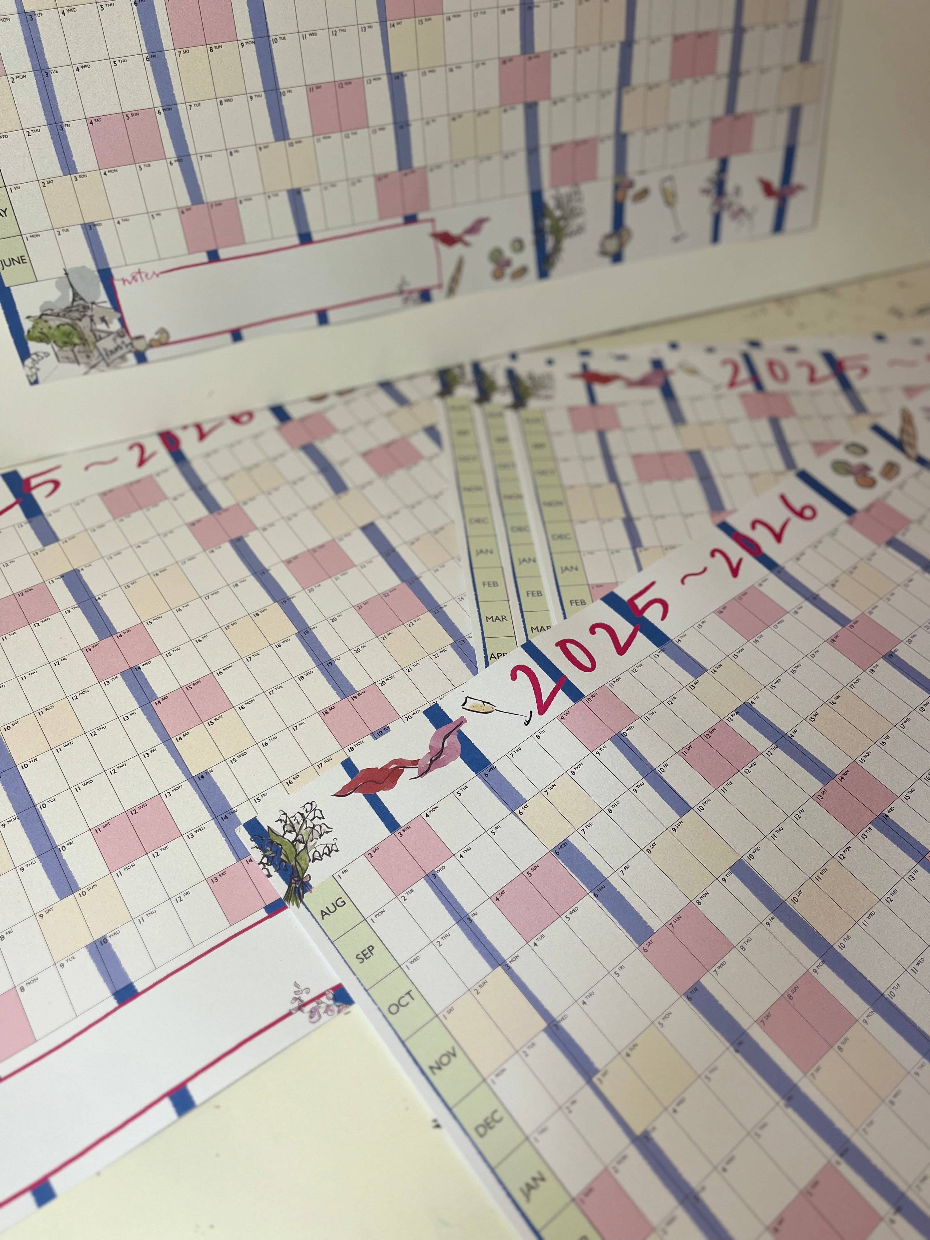 Edinburgh Letters – wholesale Planner – Academic Wall Planner 25/263