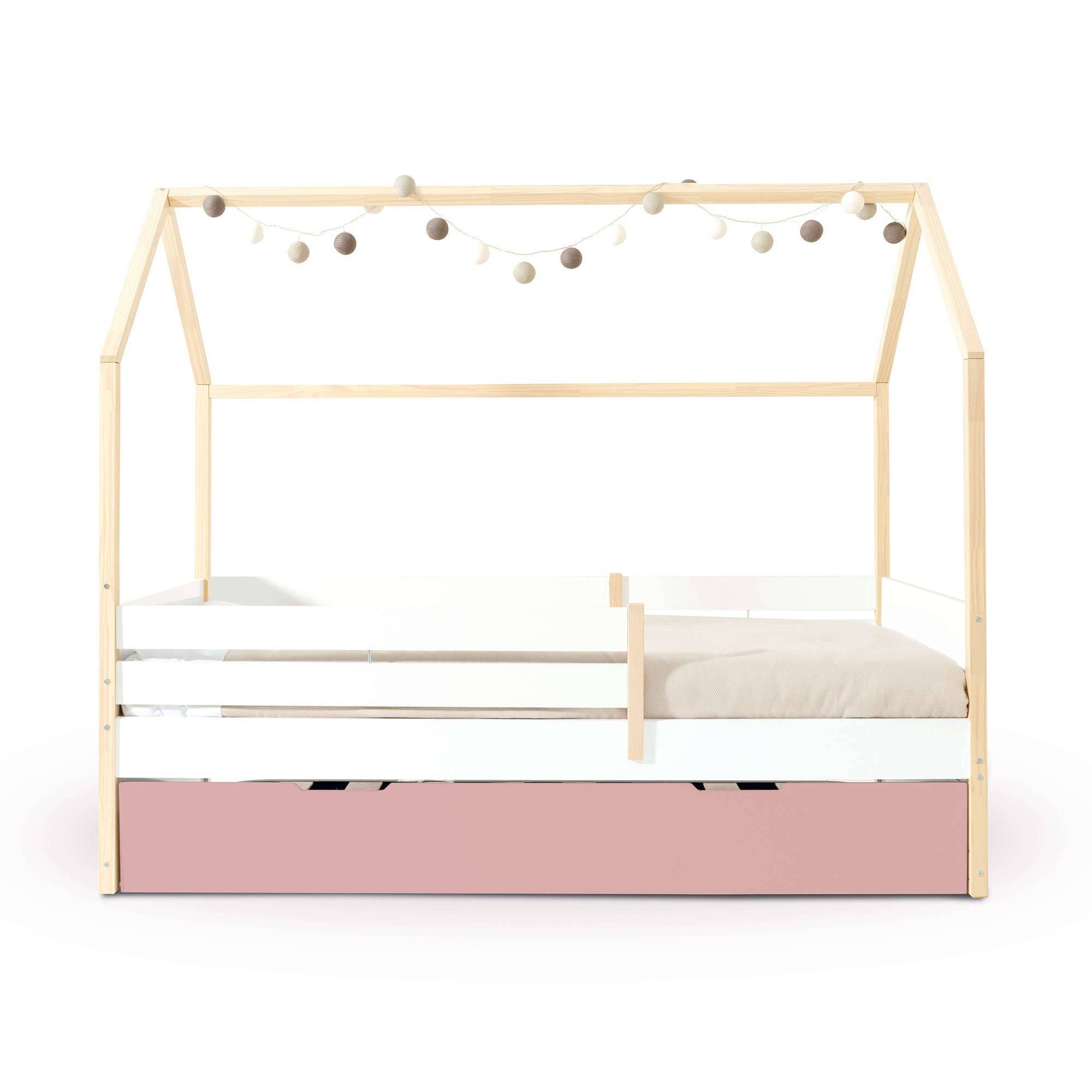 Alondra Baby - Wholesale Bed - Kids & Baby - Montessori bed 90x200 cm with drawer/trundle bed in wood · Sogni XL NB20004