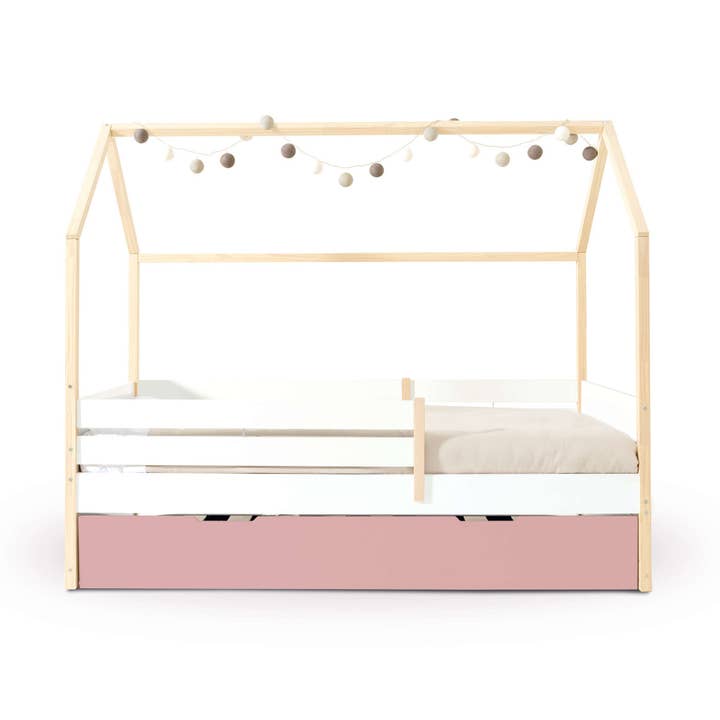 Alondra Baby - Wholesale Bed - Kids & Baby - Montessori bed 90x200 cm with drawer/trundle bed in wood · Sogni XL NB20004