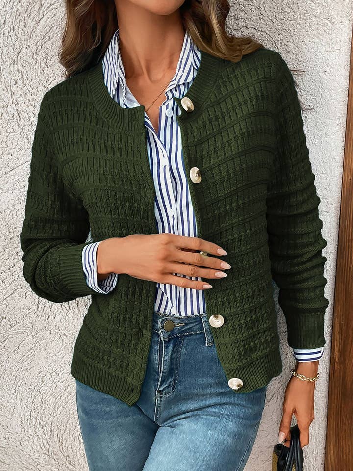 Lovesoft - Venta al por mayor Cárdigan - Mujer - Cárdigan de punto con botones para uso casual en la oficina44