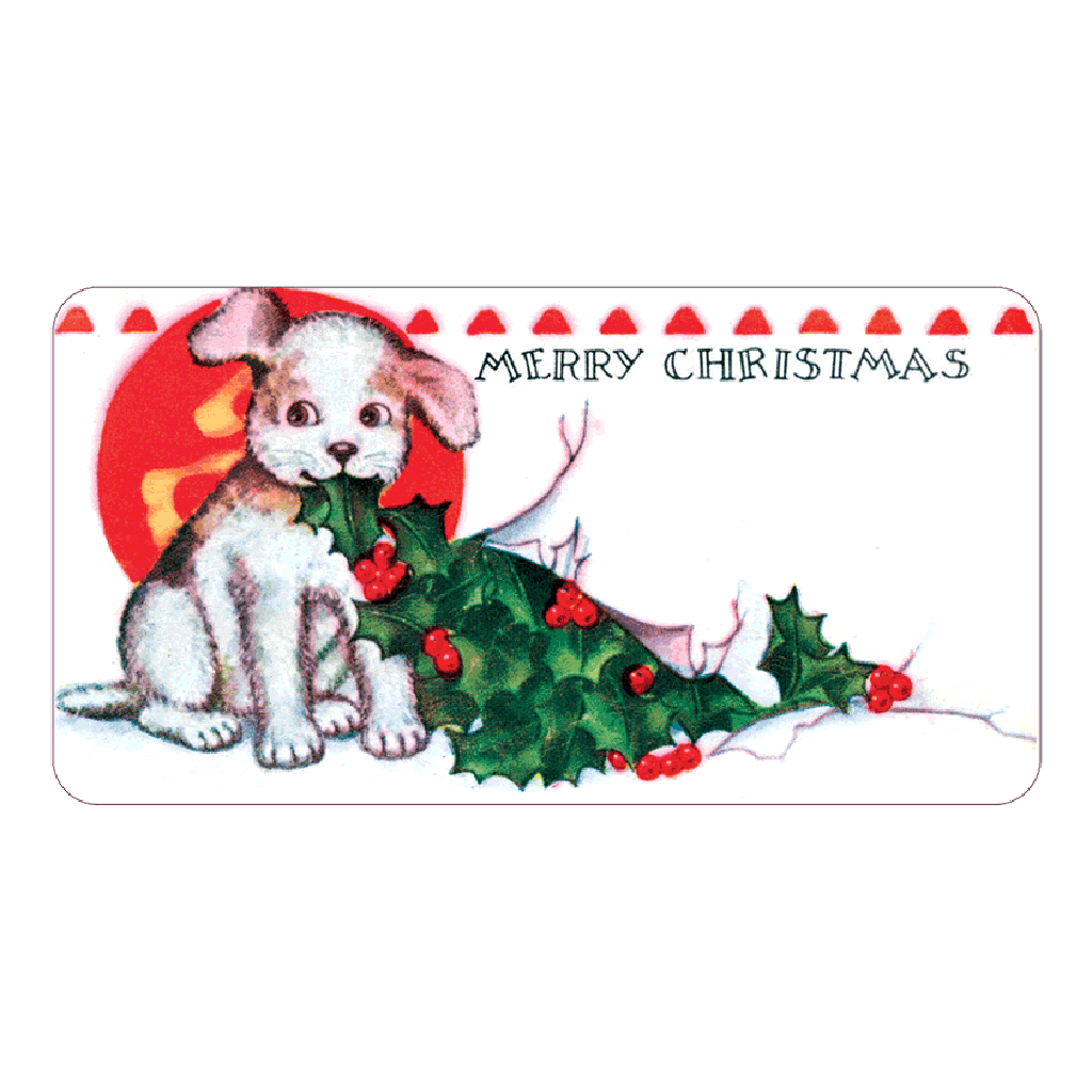 Laughing Elephant - Wholesale Sticker - Vintage Christmas - Holiday Sticker Box2