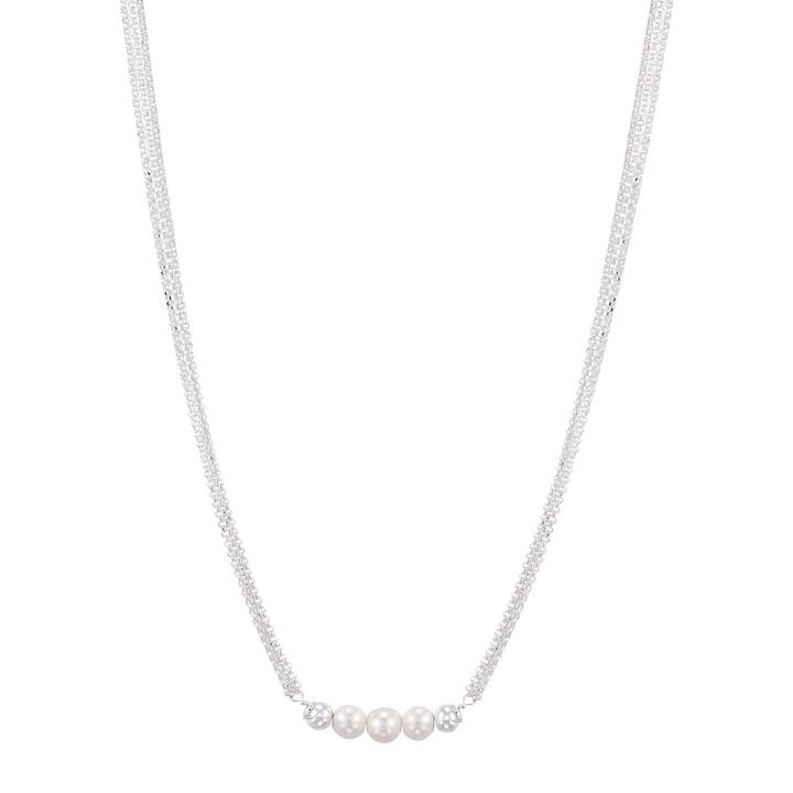 Silpada 'Pearl City' Silver Freshwater Pearl Necklace for wholesale by Silpada