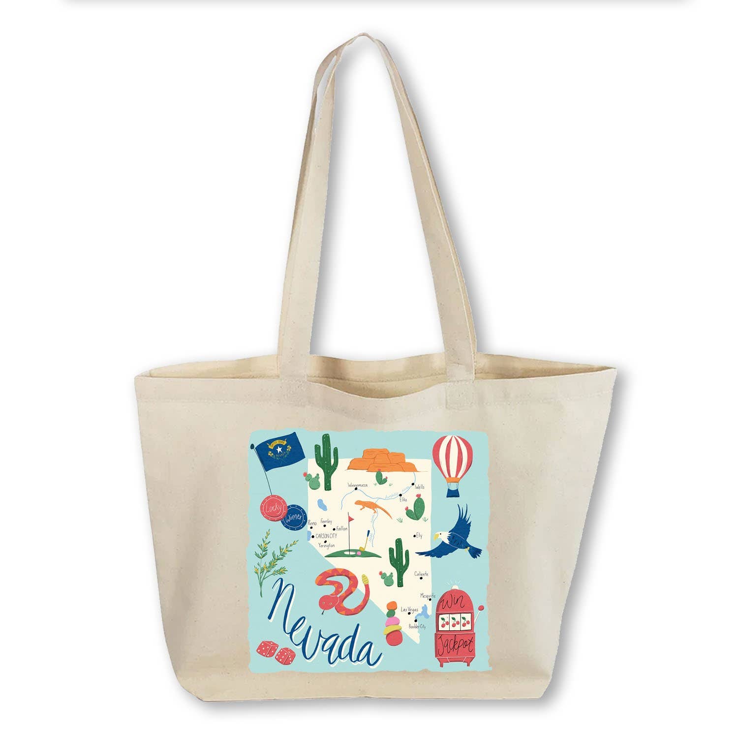 Works of Heart - Wholesale Tote Bag - Unisex - Home State Home: Canvas Totebag26