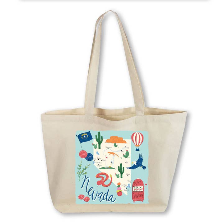 Works of Heart - Wholesale Tote Bag - Unisex - Home State Home: Canvas Totebag26