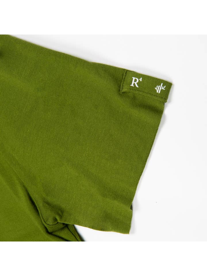 Khaki Bamboo lightweight t-shirt for wholesale on Faire