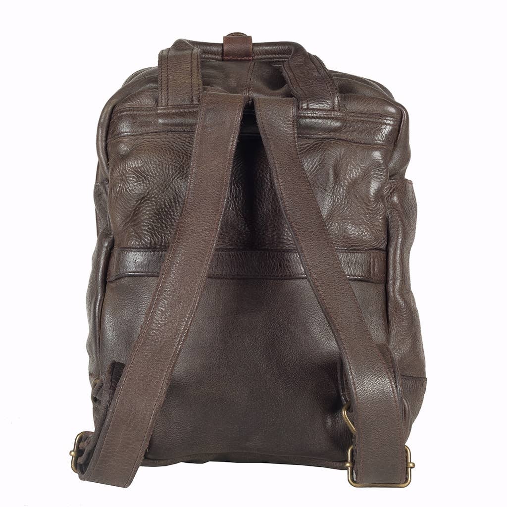 Keaan Leather Goods - Vente Sac à dos – unisexe - SAC À DOS [ENZO] | CUIR USÉ ET LAVÉ10