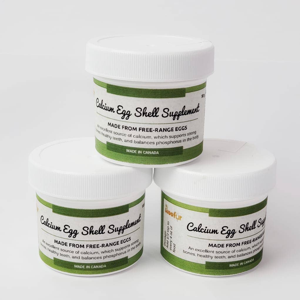 NuWoof – wholesale Pet supplement – Cat/dog – NuWoof - Calcium Eggshell Powder - 50g1
