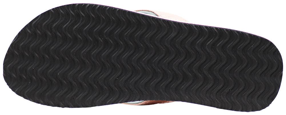 Eastern Off Price - Vente Tongs – femme - Tongs à assise plantaire rembourrée souple 41712 - Rose pâle/gris3