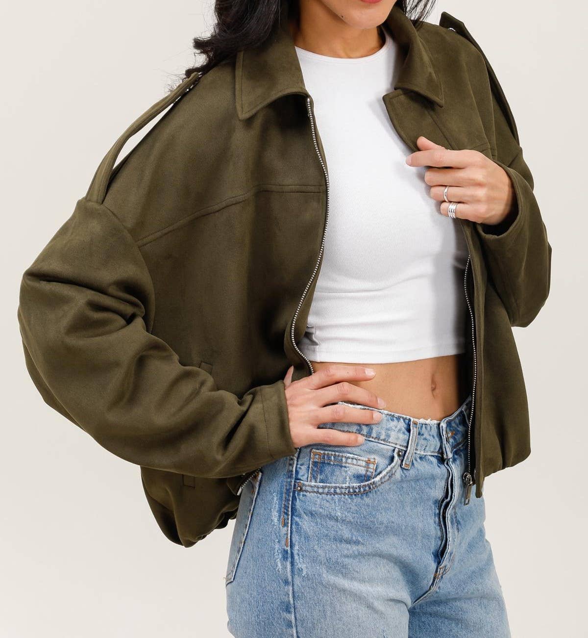 KZELL PARIS – wholesale Jacket – Women's – SUEDE-EFFECT JACKET17