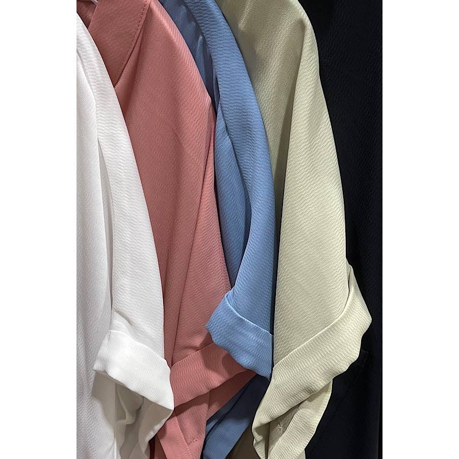 Curve Market - Vente Chemise à col boutonné – femme - CHEMISE BOUTONNÉE À MANCHES COURTES GRANDE TAILLE3