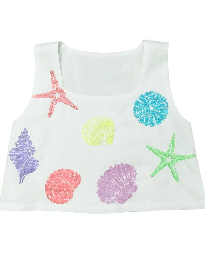 Seashells Top for wholesale by Belle Cher