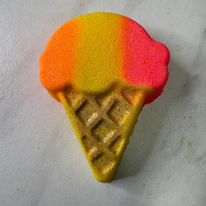 Inspiration Soap Co. - Wholesale Bath Bomb/Fizz - Rainbow Sherbet Bath Bomb | Ice Cream Bath Bombs1