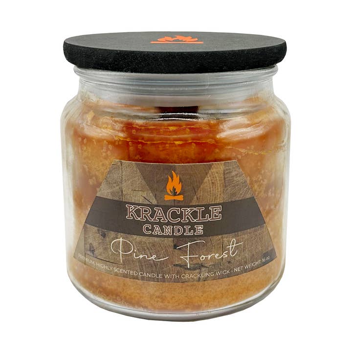 Bougie Krackle Forêt de pins pour la vente par Krackle Candle