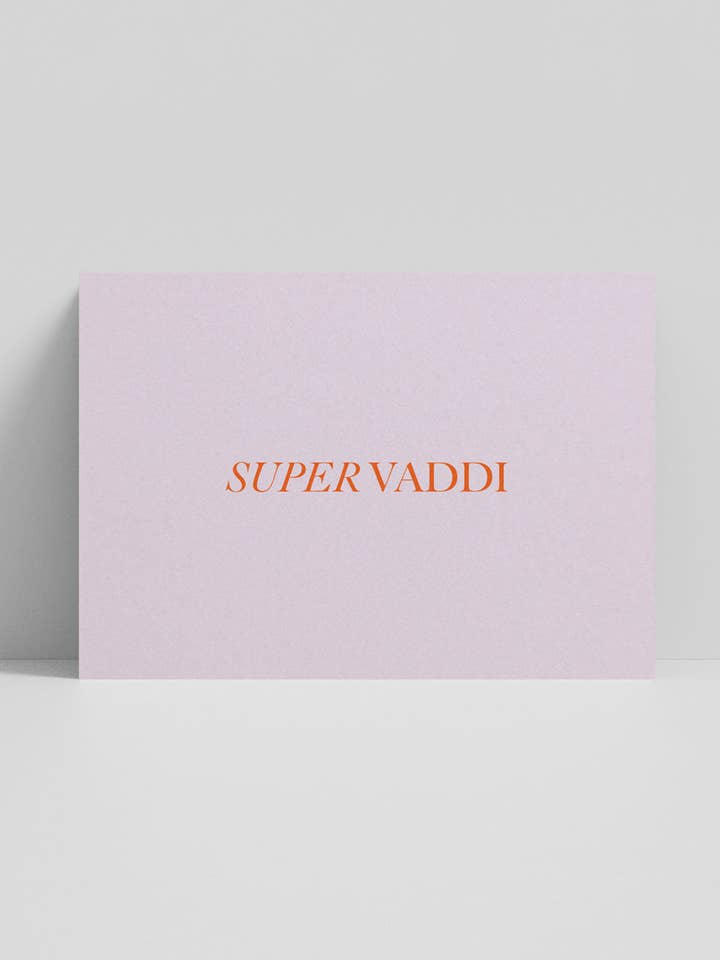 Postcard Super Dad for wholesale by STUDIO LIV