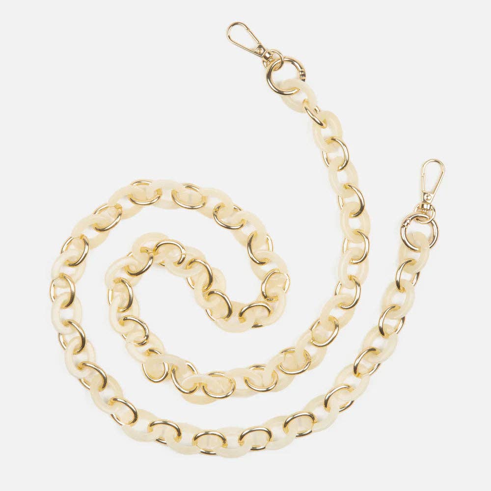 CHARLOT · Paris - Wholesale Link & Chain Necklace - Ora Ivory Chain3