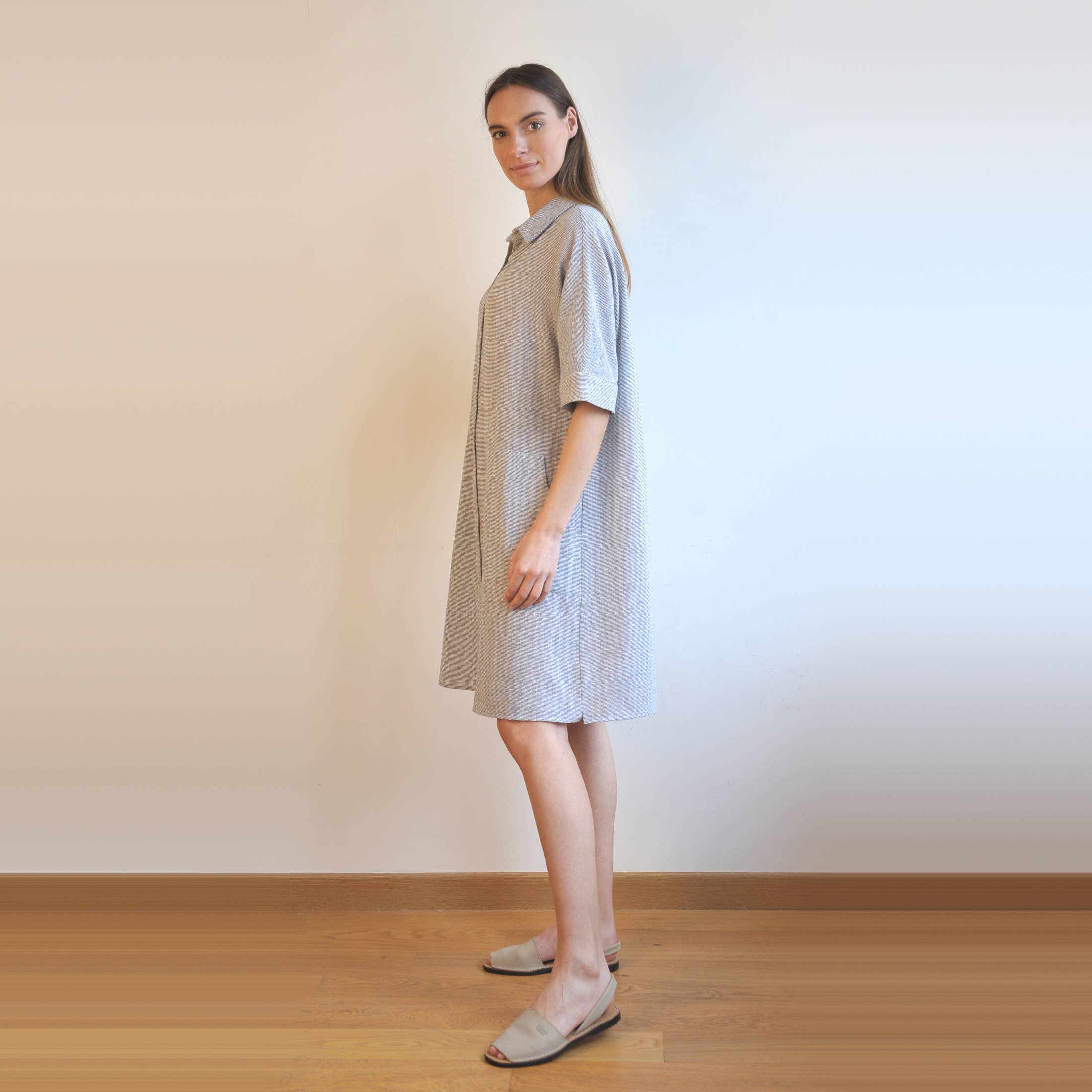 loom.ist – Vestido - Mulher por atacado – Vestido Camisa Mini Sile9