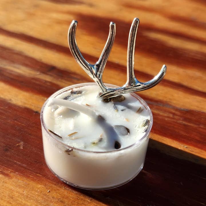 Cernunnos Deity Tealight Candles for wholesale by Callen Dark Arts