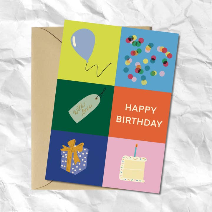 Icon Birthday Card for wholesale by Nerdcissist