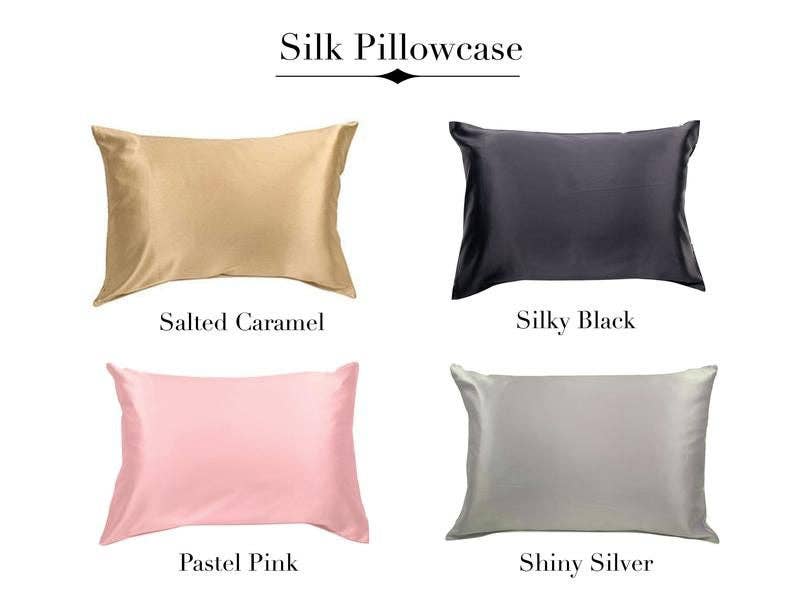 Moonberry Silk – wholesale Bedding pillowcase/sham – 22 Momme Pure Mulberry Silk 2-in-1 Fitted/Flat Sheet and 2 Silk Pillowcases Set15