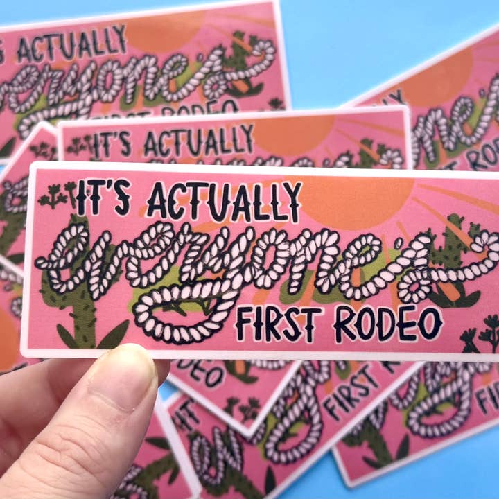 Ordinary Joy Studio - Vendita all'ingrosso Adesivo - È il primo rodeo in stile western per tutti adesivo da cowgirl2