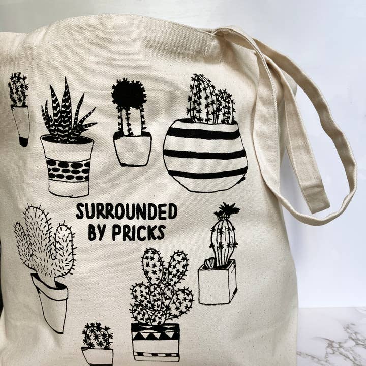The Coin Laundry – wholesale Tote bag – Unisex – Surrounded by Pricks Farmers Market Tote3