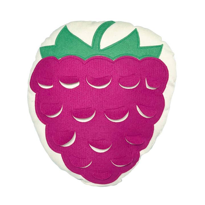 Fruit Pillow - Rasperry for wholesale by Dirtsa Studio