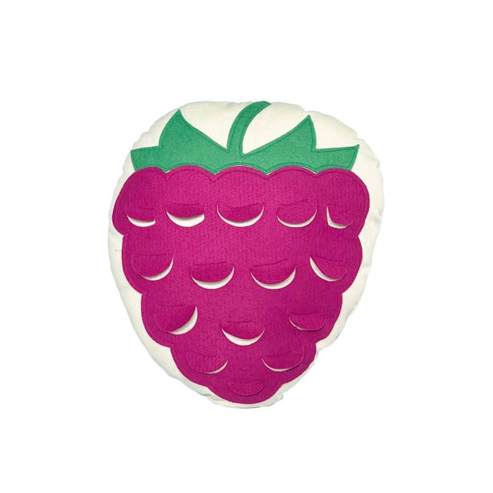 Fruit Pillow - Rasperry for wholesale by Dirtsa Studio