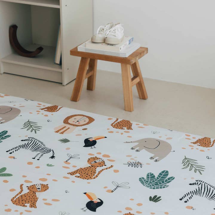 MIMAAR BARCELONA SL - Wholesale Play Mat - Kids & Baby - SENSORY ROLL UP - WATERPROOF TOUCAN AND FRIENDS PRINT1