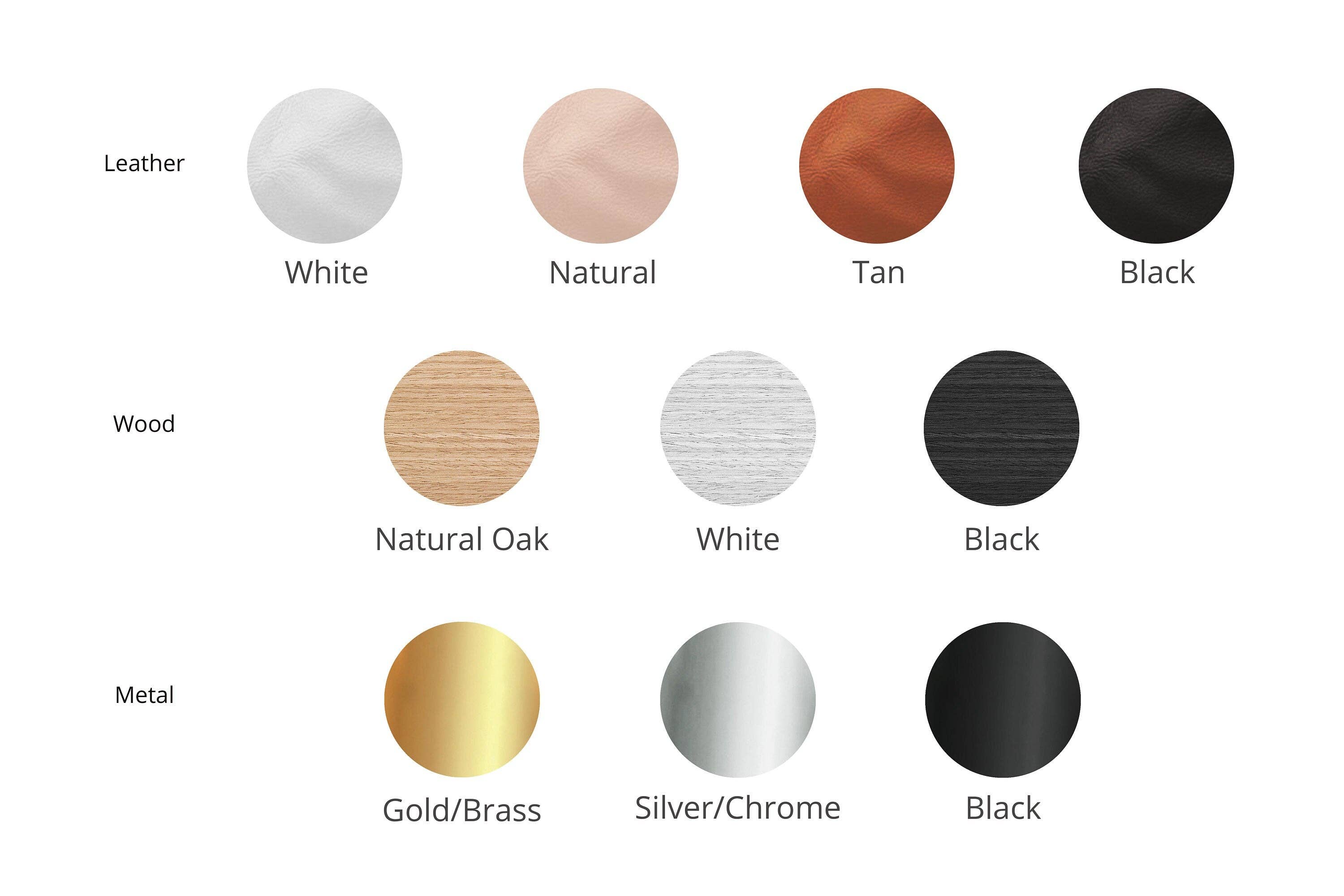 Roar Studio - Vendita all'ingrosso Bastoni per tende - Bastone per tende singolo in pelle 0-720 cm/0-283,5" (rovere naturale,8