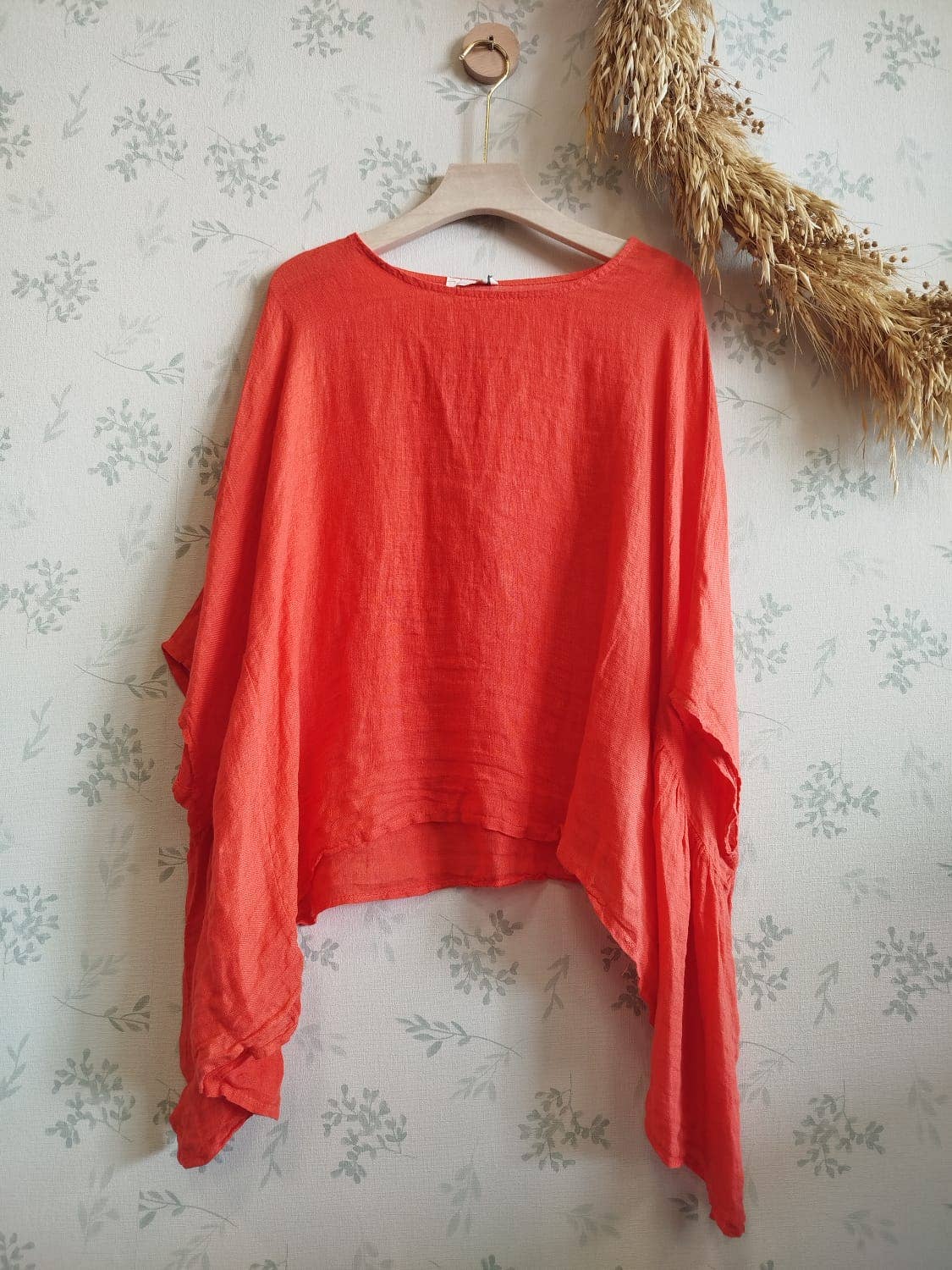 Linos y Textiles – Großhandel Bluse – Damen – REF:11138 Bluse 100% Leinen3