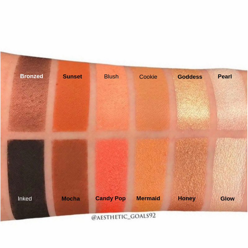 BiaBelle Beauty - Wholesale Eyeshadow Palette - Bronzed Honey Eyeshadow Palette2