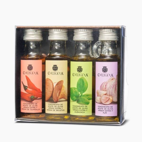 La Chinata – wholesale Olivolja – Fyra kryddor i förpackning 25 ml