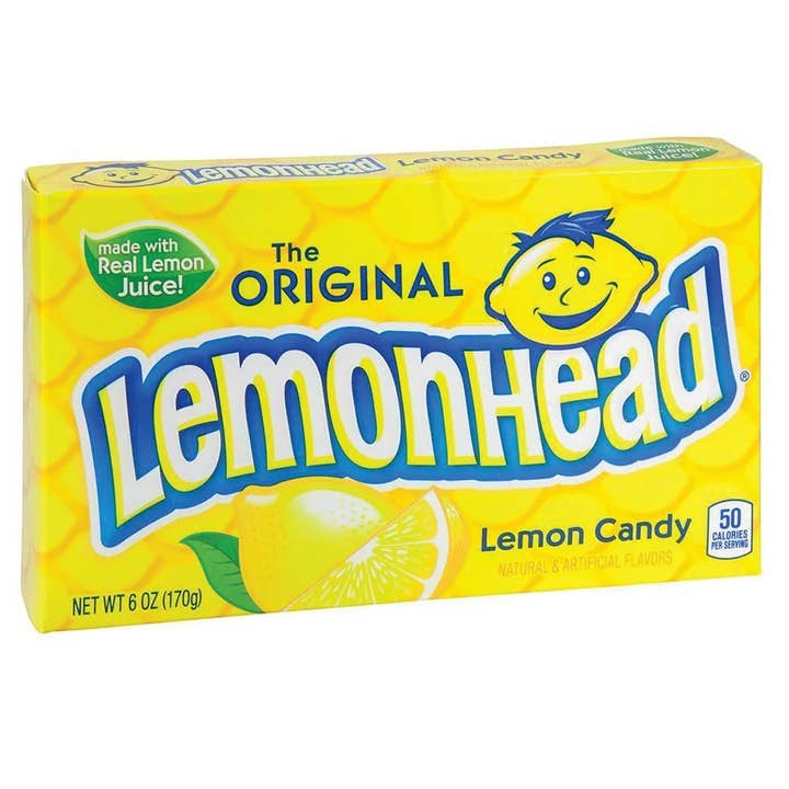 Grandpa Joe's Candy Shop - Wholesale Hard Candy - Lemonhead Candy 5oz Theater Box, 12ct