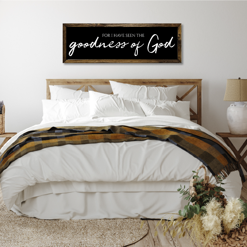 Jarmz Designs - Wholesale Sign - TIMBERLAND FRAME GOODNESS OF GOD2