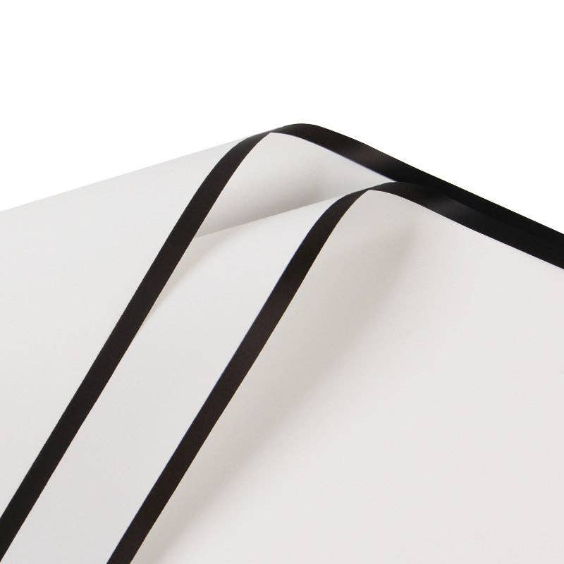 Elegant Design Supply – wholesale Flat wrap – Gold Edge Waterproof Flower Wrapping Paper (20 sheets-bag)4