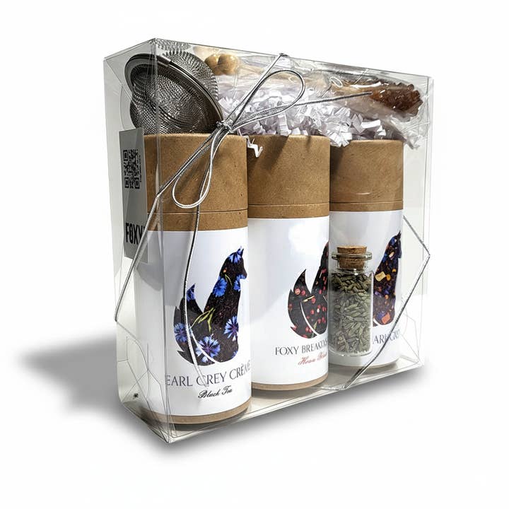 Coleção de Caixas de Presente de Chá Earl Grey por atacado de Foxy Tea®