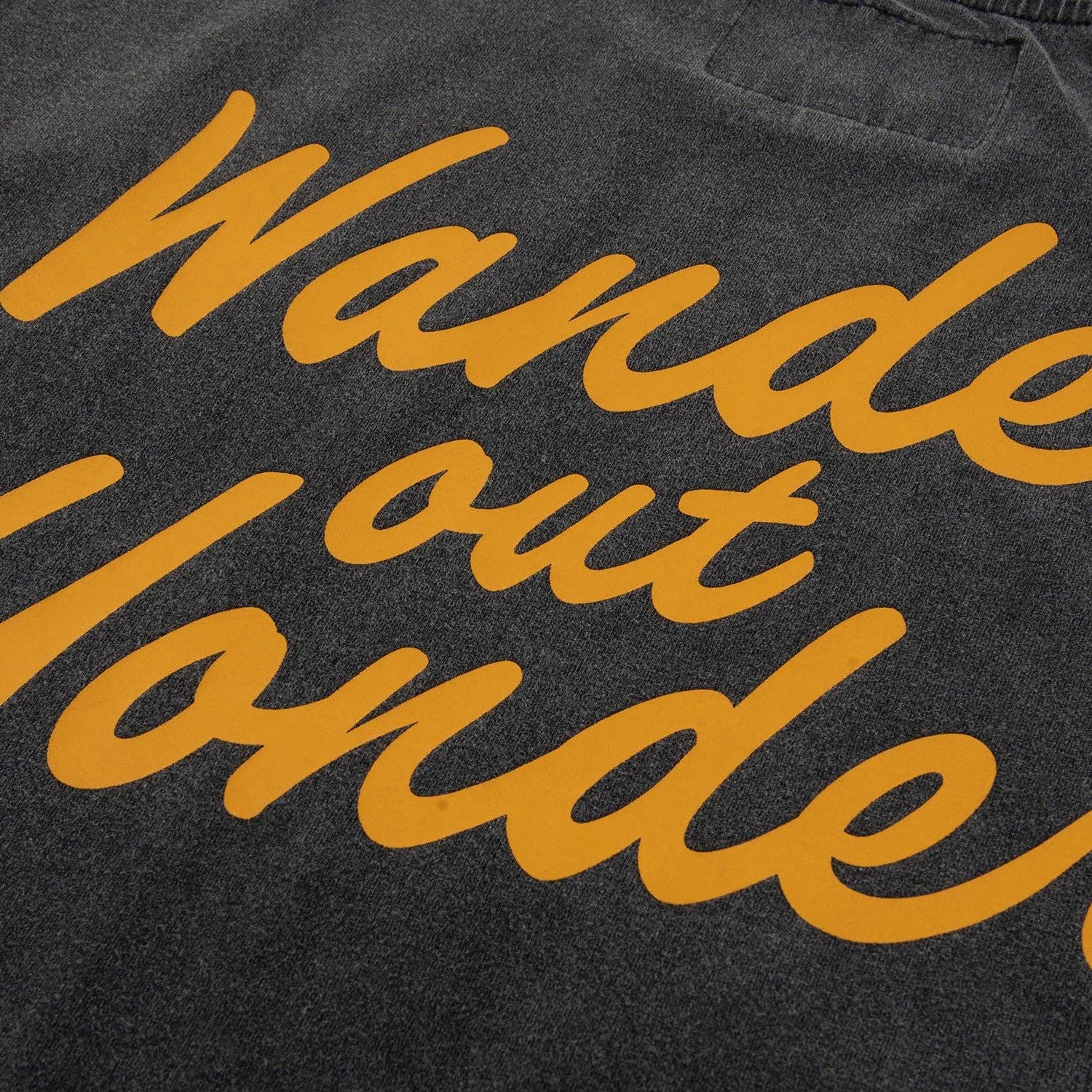 Out Yonder – wholesale Screen printed t-shirt – unisex – Wander Boxy Tee (Vintage Black)2